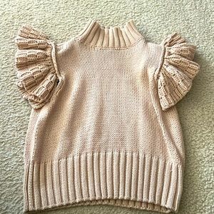 YAS MEGGY SS KNIT SWEATER VEST MOONLIGHT